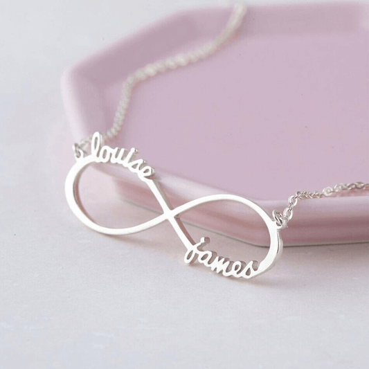 Everlasting Infinity Dual Name Necklace
