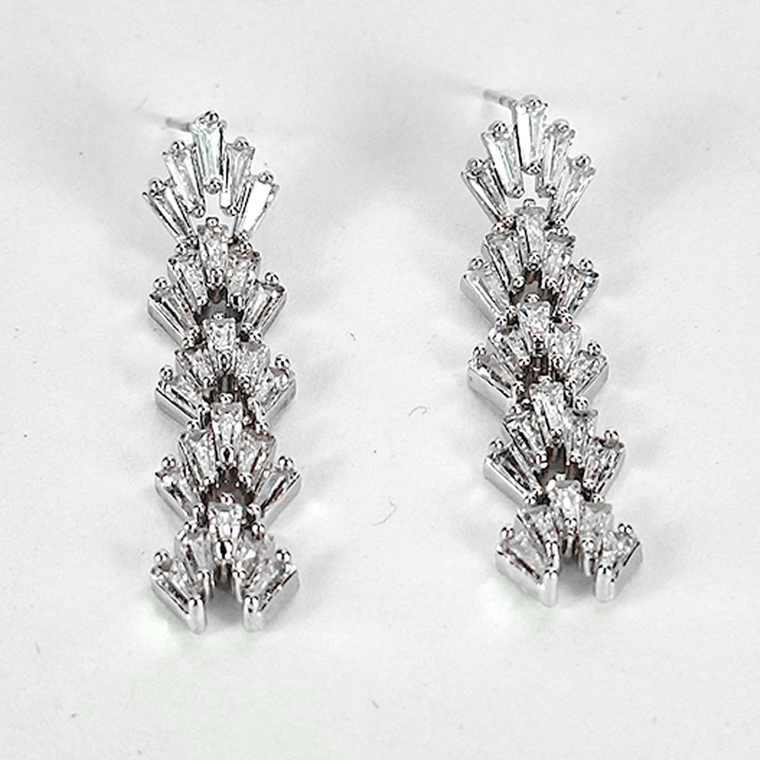 Image of (Glistening Zircon Waterfalls from an exquisite collection by Al Musk Jewellery.