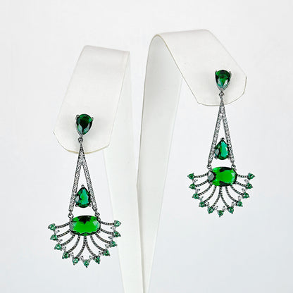 (Verdant Midnight (green)) shown in close up from Al Musk Jewellery collection.
