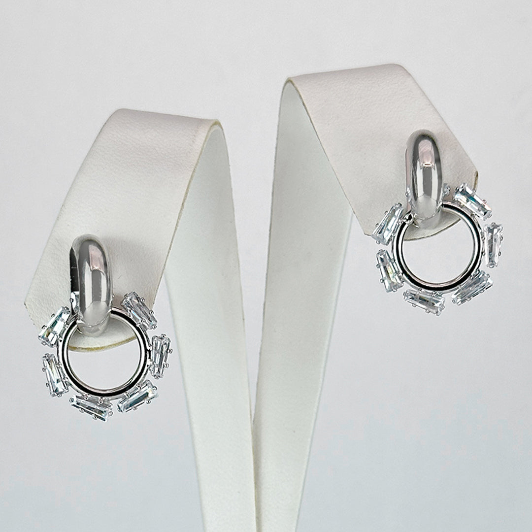  (Silver Halo Drops) shown in close up from Al Musk Jewellery collection.