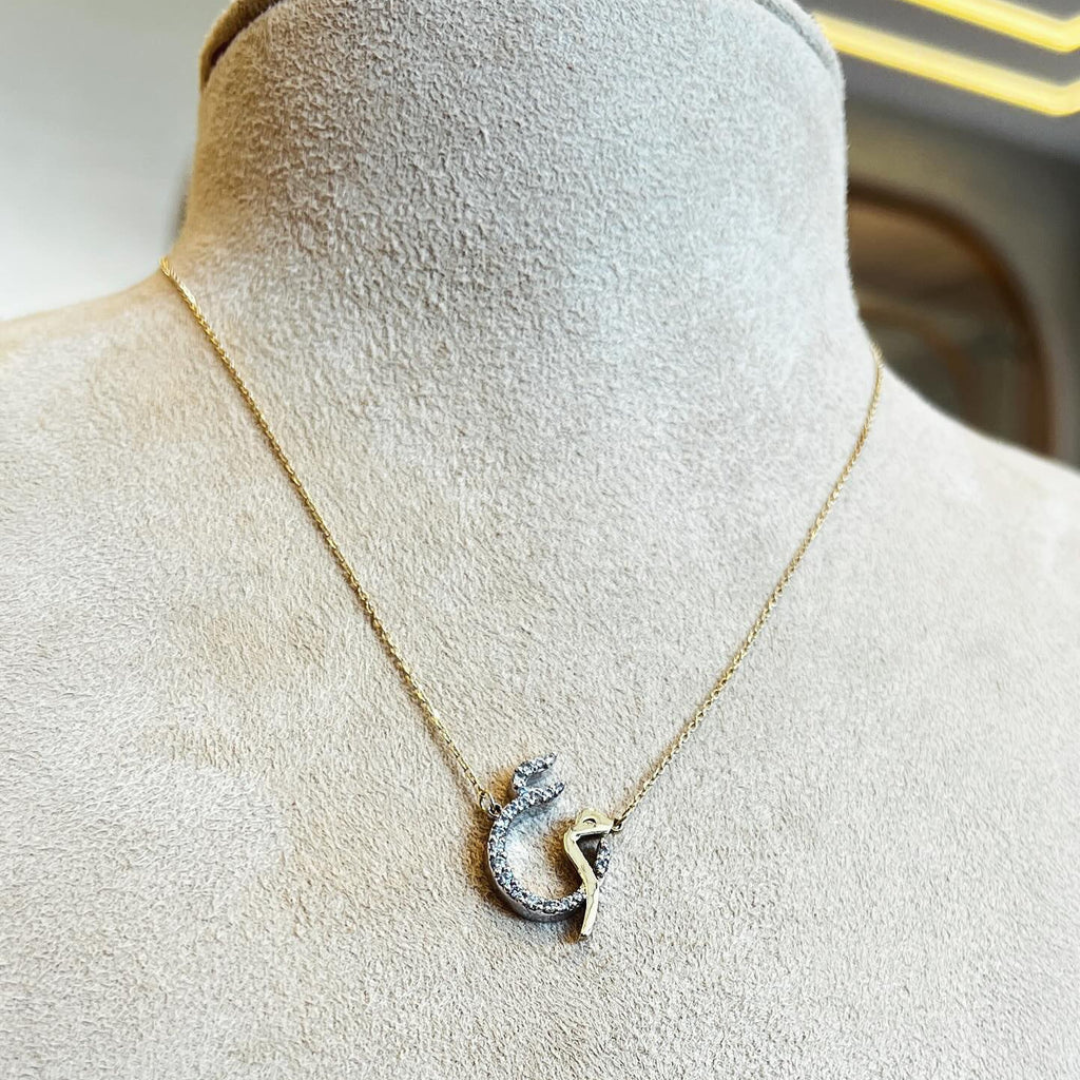 Gleam & Grace Initial Necklace