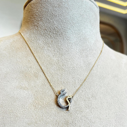 Gleam & Grace Initial Necklace