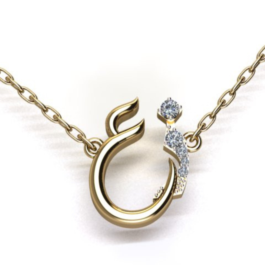 Gleam & Grace Initial Necklace